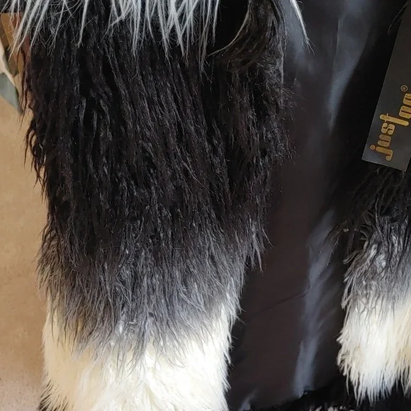 Nwt Fabulous Faux Fur Ombre Vest One Size - Picture 5 of 8